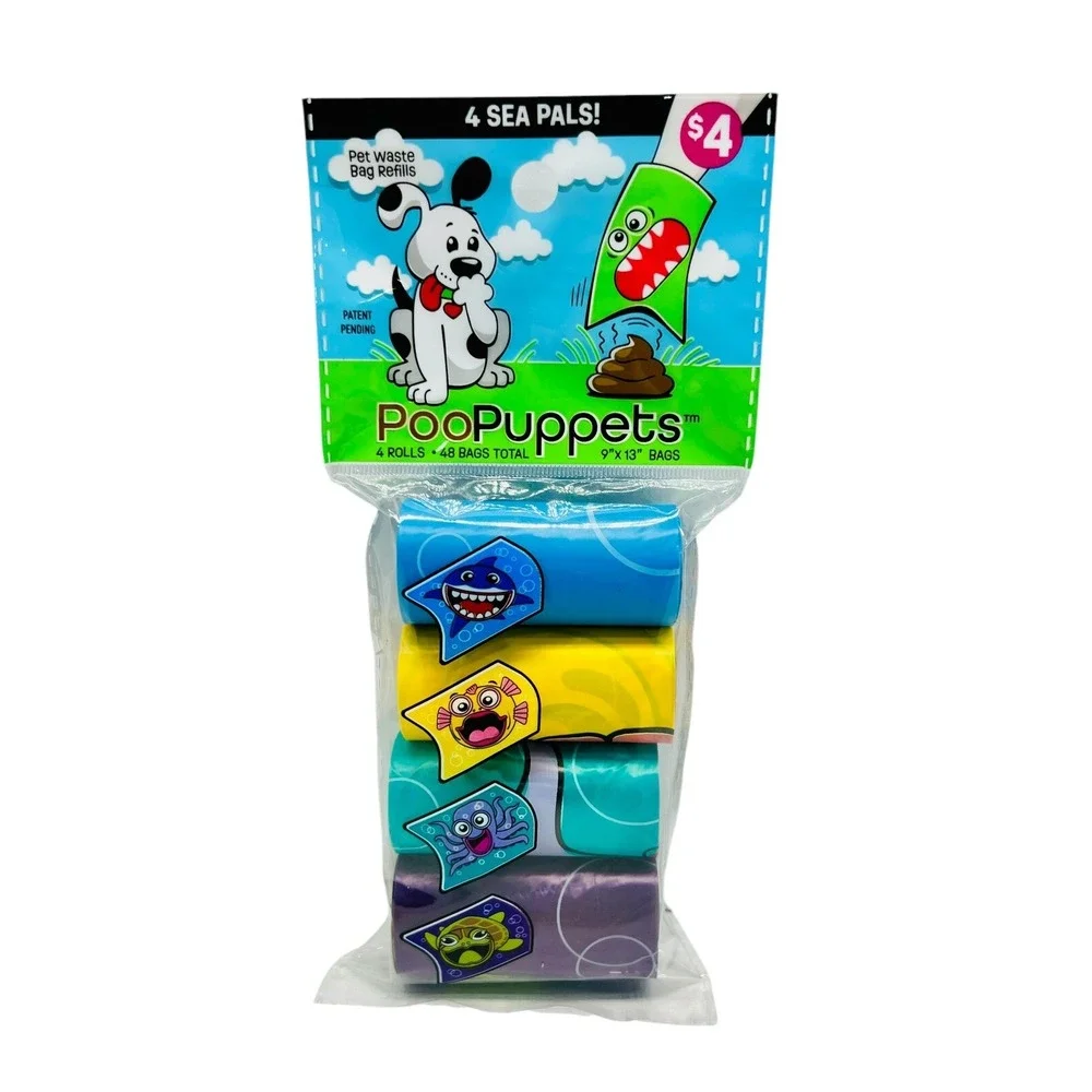 144 Strong Leak-Proof Dog Poop Bags, 9x13
